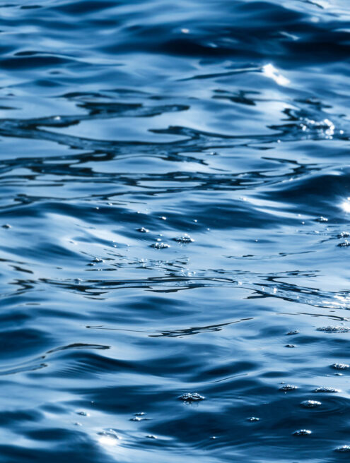 Sea waves with reflection